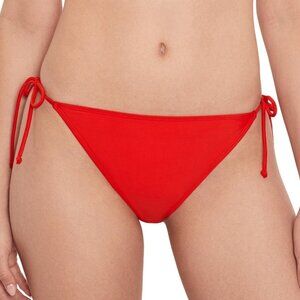 Salt + Cove Women's Side-Tie Bikini Bottoms - Red